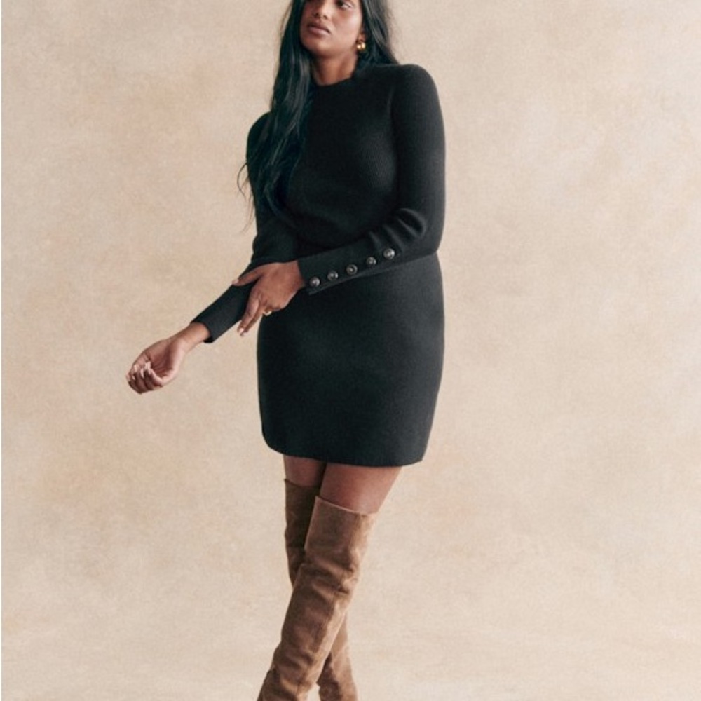 Sezane Holy Dress - M - Black